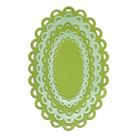 Ножи для тиснения и вырезания Lace Ovals 5 шт от We R Memory Keepers