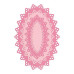Ножі для тиснення і вирізання Doily Ovals, 4 шт від We R Memory Keepers