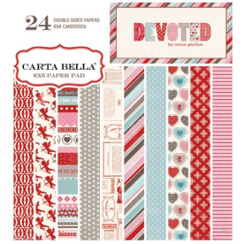Набор бумаги Devoted, 15х15 см, 12 листов от Carta Bella