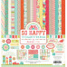 Набор бумаги So Happy Together, 30х30 см, 12 листов + наклейки от Echo Park