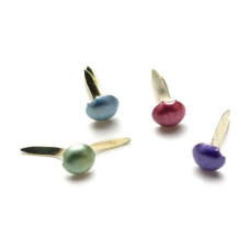 Набір різнокольорових брадс Round Pearl Brads, 100 шт від Creative Impressions
