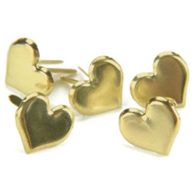 Набір брадс Gold Hearts, 50 шт від Creative Impressions