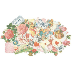 Набор высечек Key to my Heart, 50 шт от Kaisercraft