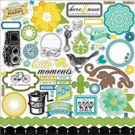 Наклейки For The Record 2 Documented 30х30 см, Echo Park