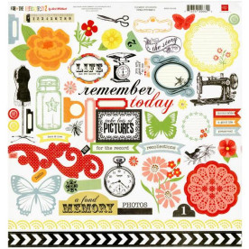 Наклейки For The Record 2 Tailored Collection 30х30 см, Echo Park