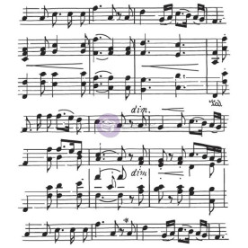 Акриловый штамп Music Notes 5,6x6,3 см, Prima