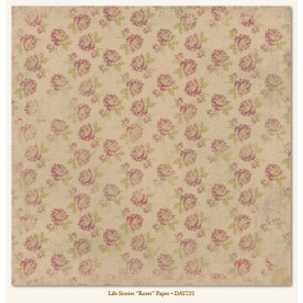 Односторонній скраппапір Roses - Life Stories від My Mind's Eye