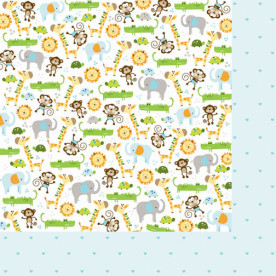 Двосторонній папір It's a Boy! 30х30 см від Bella BLVD