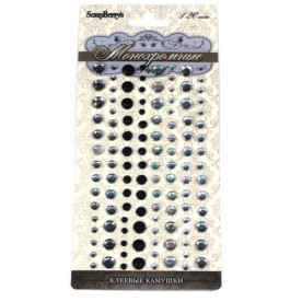 Набор страз на клеевой основе Монохромные от ScrapBerry's