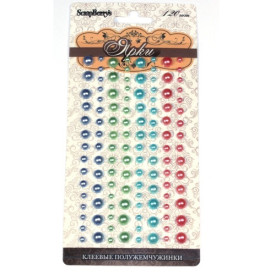 Набор полужемчужин Яркие, 120 шт от ScrapBerry's