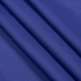 Бязь гладкофарбована, синя, щільність 142, 50x50, бавовна 100%