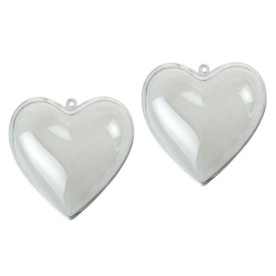 Заготовка из пластика Сердце, размер 6,5 см, 1 шт от ScrapBerry's