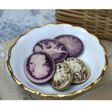 Набор камей на клеевой основе Очарование прошлого, 6 шт от ScrapBerry's