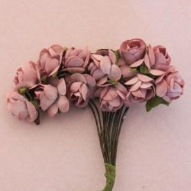 Набор розочек светло-сиреневого цвета, 15 мм, 12 шт от Hobby and You