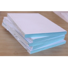 Блок для блокнота формата А5 голубого цвета, 48 листов, 160 г/м2