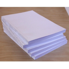 Блок для блокнота формату А5 бузкового кольору, 96 аркушів, 80 г / м2