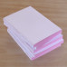 Блок для блокнота формата А6 розового цвета, 48 листов, 160 г/м2