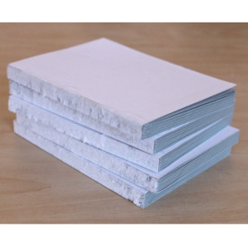 Блок для блокнота формата А6 серого цвета, 48 листов, 160 г/м2