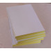 Блок для блокнота формату А6 жовтого кольору, 48 аркушів, 80 г / м2