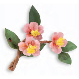 Набір ножів для вирізання Flowering Quince Flower, 3 шт від Sizzix