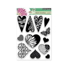 Набір акрилових штампів Heart Swatches, 12,7х19 см, Penny Black