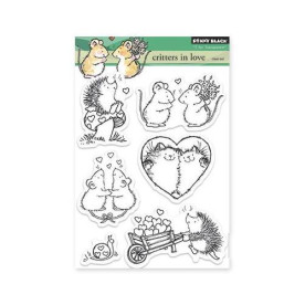 Набір акрилових штампів Critter In Love, 12,7х19 см, Penny Black