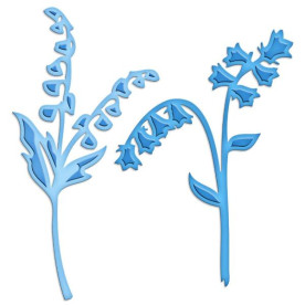 Набор ножей для вырезания и тиснения Bluebells & Lily Of The Valley, 2 шт от Spellbinders