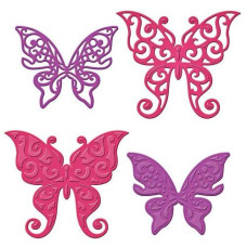 Набор ножей для вырезания и тиснения Les Papillons 2, 4 шт от Spellbinders