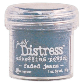 Пудра для эмбоссинга Faded Jeans от Tim Holtz