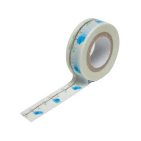 Паперовий скотч Birds 9 м, 15 мм від компанії Queen and Co