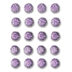 Украшения со стразами Light Purple Twinkle Goosebumps, 20 шт от Queen and Co