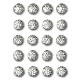 Прикраси зі стразами Clear Twinkle Goosebumps, 20 шт, Queen and Co