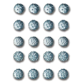 Прикраси зі стразами Denim Twinkle Goosebumps, 20 шт,  Queen and Co