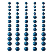 Набор самоклеящихся полужемчужин Brilliant Blue, 60 шт от Queen and Co