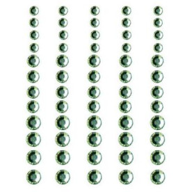 Набор самоклеящихся страз Grass Green, 60 шт от Queen and Co