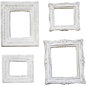 Набор украшений из гипса Edwardian Frames, 4 шт от Melissa Frances