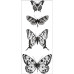 Акриловый штамп Butterflies 13х5 см, Kaisercraft