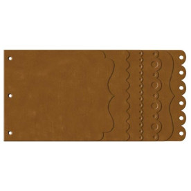 Каскадний альбом Chocolate My Edgy Chipboard Album 30х15 см від Bo-Bunny