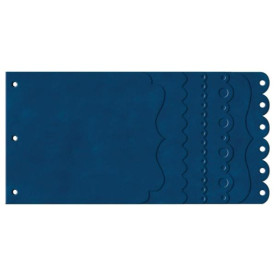 Каскадный альбом  Dark Denim My Edgy Chipboard Album 30х15 см от Bo-Bunny