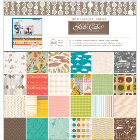 Набор бумаги Best of Paper 60 листов 30х30 см от Studio Calico