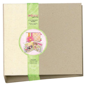 Альбом для скрапбукінгу Bare Naked Binder 15х15 см від Bo-Bunny