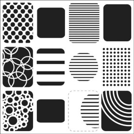 Трафарет Life Shapes Small, 15х15 см от Crafter's Workshop