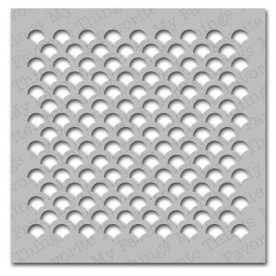 Трафарет Scallops 15х15 см от компании My Favourite Things