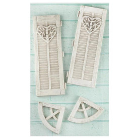 Набір гіпсових прикрас Large Window Closers 4 шт від Prima