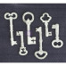 Набор гипсовых украшений Keys 3 шт от Prima