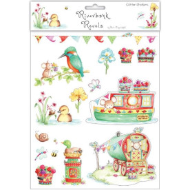 Набор наклеек с глиттером Travel, Helz Cuppleditch