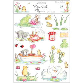 Набір наклейок з глітером Picnic від Helz Cuppleditch