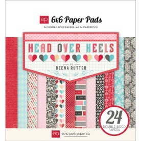 Набор бумаги Head Over Heels 15х15 см 12 листов от Echo Park