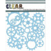 Трафарет для скрапбукінгу Gears 15х15 см від Clear Scraps