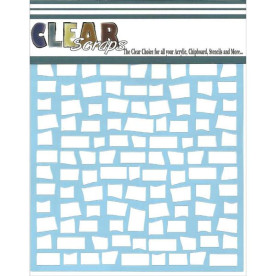 Трафарет для скрапбукинга Brick 15х15 см от Clear Scraps